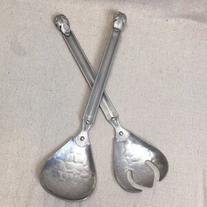 VTG Continental Silver co salad Serving set